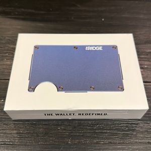 Brand New Ridge Wallet - Aluminum - Navy